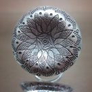 Hill tribe silver Rings thai karen handmade Kuchi center bump and engrave R54