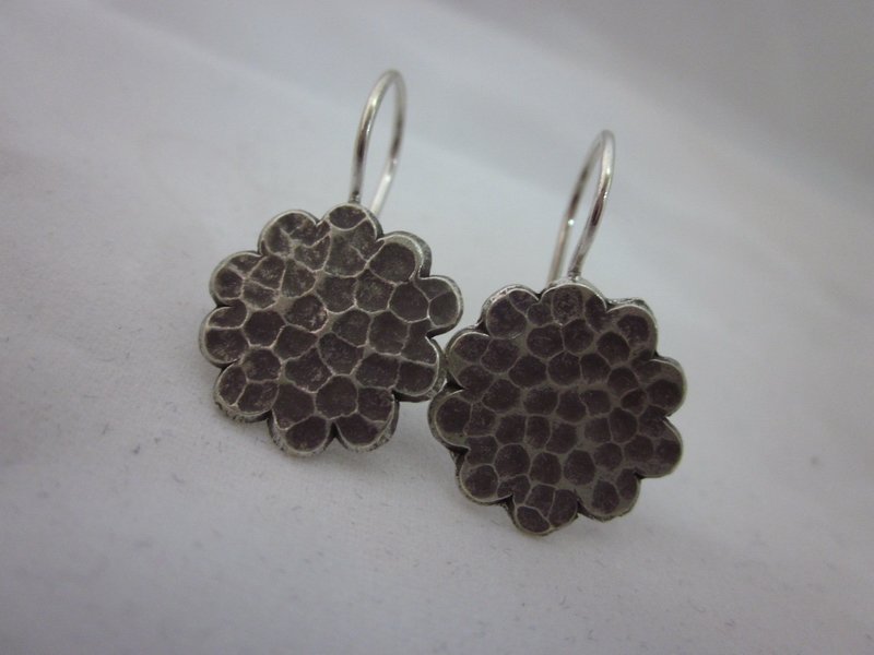 Fashion Silver Earrings Hill Tribe Gypsy Chunky Drop Hippie Boho Oxidize ER118