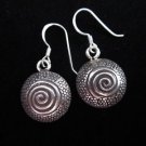 Silver earrings Hill tribe ethno Silber ohrringe della Argento ORECCHINI ER188.