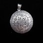 Fashion Silver Pendants Thai Hill tribe Flower & Plant قلادة زهرة फूल लटकन P1