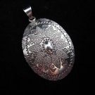 Solid Silver Pendants Hill tribe Thai karen ペンダント gümüş kolye قلادة من الفض