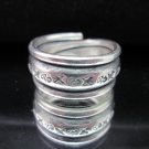 Fashion Silver Ring Tribal Rolling BOHO UNIQUE Anello Gümüş yüzükler خواتم R58