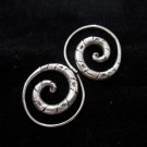 Fashion Silver Earrings Tribal Spirale Schmuck OHRHÄNGER Ohrringe الأقراط  ER127