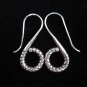Hill tribe silver Earrings Thai karen BOHO Tribal Hook S Ethnic Ohrringe NEW E42