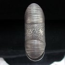 Fashion Silver Ring Tribal Gypsy Boho Carved Anello Gümüş yüzükler خواتم R46