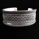 Fashion Silver Bracelet Pigtails Argento Braccialet​to Schmuck Armreif سوار B01
