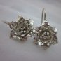 Fashion Silver Earrings Tribal LOTUS Flowers boucles d'oreilles Ohrringe ER123