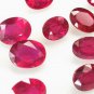 CZ Zirkonia CUBIC ZIRCONIA RUBY NANO OVAL CUT 5x7 mm. Wholesale YAKUT Schmuck G2