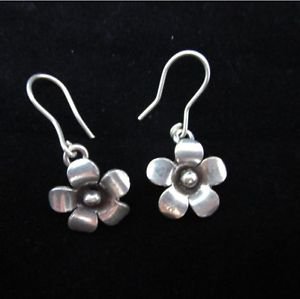 Fine silver Earrings Hill tribe Vinca Flowers &Atilde;&cedil;redobber Kolye Ohrringe &Oslash;&sect;&Ugrave;�&Oslash;&pound;&Ugrave;�&Oslash;&plusmn;&Oslash;&sect;&Oslash;&middot;