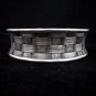 Fashion Silver Bangle Bracelet Braccialetto Hill Tribe Weave Welle Arm Band B13