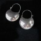 Ohrringe Pendientes de plata Fine Fashion Silver Earrings Bali Style Huggie E136