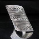 Fashion Silver Ring Hill Tribe Spring Rolling Anello Gümüş yüzükler خواتم R64