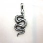 PEWTER Pendant Ciondolo Anhänger Snake Python Reptile Schlange serpente змия W8