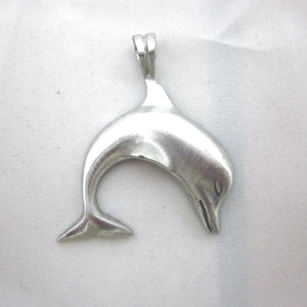 PEWTER Pendant Ciondolo Anh&Atilde;&curren;nger Dolphin &ETH;&acute;&ETH;&micro;&ETH;&raquo;&Ntilde;�&ETH;&cedil;&ETH;&frac12; delfino  Delphin  h&Atilde;&para;frungur W9