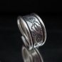 Aanello d'argento Argento CELTIC Silber Anillo Silver Ring Hill tribe Tribal R73