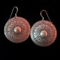 Fine Fashion Earrings Silver Vintage Engraved Ohrringe Schmuck Argento ER182