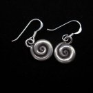 Fashion Silver Earrings Coil Hoops Spiral Schmuck Spirale Ohrringe Silber ER158