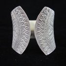 Fine Fashion Bracelet Thai Hill Tribe Silver Big Armreif Cuff Bangle Engrave B19