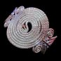 Fine Fashion Silver Bracelet Thai Cuff Hill Tribe Spirale Roll Style Armreif B28