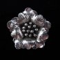 Fashion Silver Pendant Hill tribe Solid thai Anh&Atilde;&curren;nger Nature Pedal flower PE05