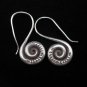 Fashion Silver Earrings Tribal BOHO Spirale S boucles d'oreilles Ohrringe E140
