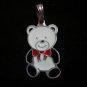 Fashion Pendant Ciondolo Anhänger PEWTER Metal Teddy Bear Biker Hipster PB18
