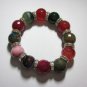 Men Women Jewelry Mixed Natural Stone Beads Bracelet Bangle Elastic Health Care