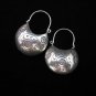 Fashion Silver Earrings Tribal Hoop Dangle Curved Schmuck Ohrringe الأقراط ER163