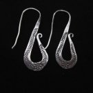 Fashion Silver Earrings Hill Tribe Bend S Delicate Ohrringe Silber Schmuck ER153