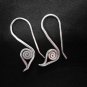 Fine Fashion Earrings Silver Spiral Design Spin Ohrringe Schmuck Argento ER187