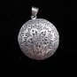 Fashion Silver Pendants Thai Hill tribe Flower & Plant قلادة زهرة फूल लटकन P1