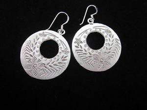 Fashion Silver Earrings Tribal Hook Dangle Donut Round Ohrringe &Oslash;&sect;&Ugrave;�&Oslash;&pound;&Ugrave;�&Oslash;&plusmn;&Oslash;&sect;&Oslash;&middot; ER166
