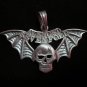 Fashion Pendant Ciondolo Anhänger Metal PEWTER Ghost Devil Biker Hipster PB03