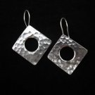 Ohrringe Silber Schmuck Fashion Silver Earrings Quadrangle Thai Hill tribe ER144