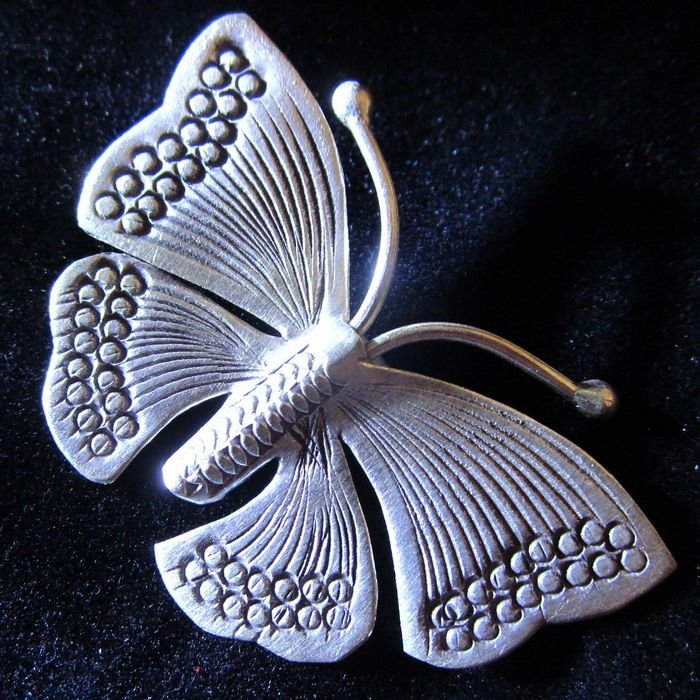 Pure Silver Pendants Tribal Butterfly Hill Tribe Ethnic Asian Craft P29