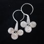 Thai Hill Tribe Earrings Fine Silver karen tribal Egyptian style E58