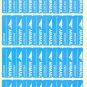 Priority airmail sticker Stamp Envelope Shipping Labels Tags 32pcs sheet