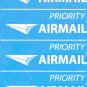 Priority airmail sticker Stamp Envelope Shipping Labels Tags 32pcs sheet