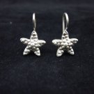 Thai Hill Tribe Earrings Fine Silver karen tribal Star