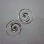 Fine Silver Earrings Spiral Round Coil By Leelaveera
