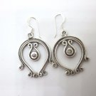Fine Silver Earrings Hill Tribe Soul Dream Catcher Theme