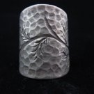 Fine Silver Rings THAI HANDMADE KAREN HILL TRIBE Hammered Dome