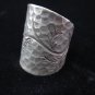 Fine Silver Rings THAI HANDMADE KAREN HILL TRIBE Hammered Dome