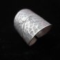 Fine Silver Rings THAI HANDMADE KAREN HILL TRIBE Hammered Dome