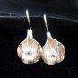 Fine Silver Earrings Ohrringe Schmuck Argento Flowers Butterfly Pea bluebellvine