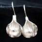 Fine Silver Earrings Ohrringe Schmuck Argento Flowers Butterfly Pea bluebellvine