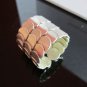 Fine Silver Rings Hill tribe Karen Argento Anello Band Tribal  flake Scale L31