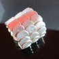 Fine Silver Rings Hill tribe Karen Argento Anello Band Tribal  flake Scale L31