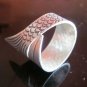 Fine Silver Rings Hill tribe Karen Argento Anello Vintage Fish Rolle Salmon L02