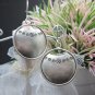 Thai Hill Tribe Earrings Pure Silver Ethnic Tribal Round podduang R510